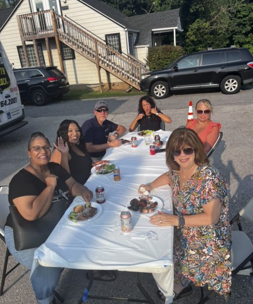 BBQ with members